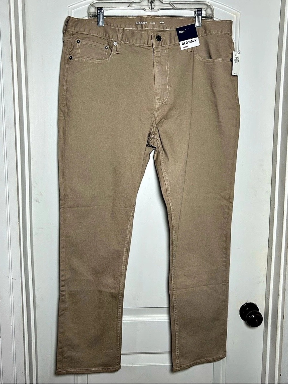 Old Navy Slim Built-In Flex Khaki Denim Jeans Waist 38 x 32